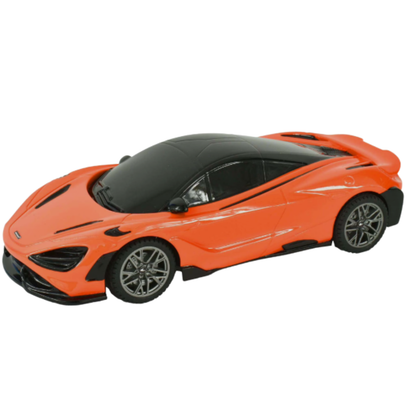 Tebaofa Toys 1:22 Scale Famous Car RC Supercar – Vibrant Orange High-Speed Remote Control Sports Car with 3D Projection LED Roof Lights and Aerodynamic Racing Chassis