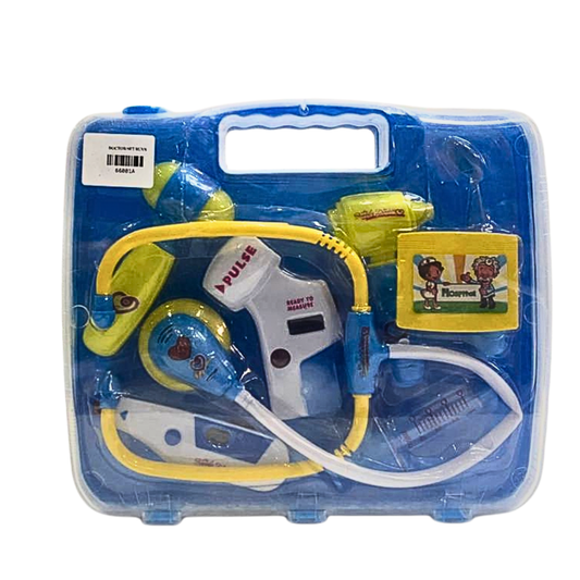 Portable Doctor Playset for Toddlers - Medical Suitcase Toy for Role-Play