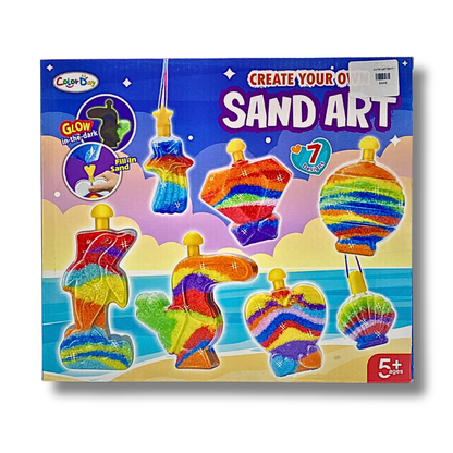 Ultimate Sand Art Activity Set for Kids - 12 Unique Bottles with Glow Sand
