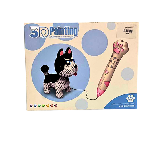 Kids DIY 3D Drawing Pen - Wireless Graffiti Pen with USB Charging