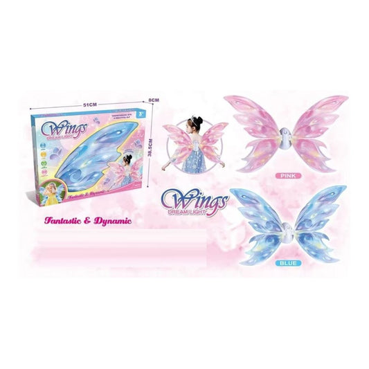 Dream Light Electric Fairy Wings - Transforming Elf Costume (3+)