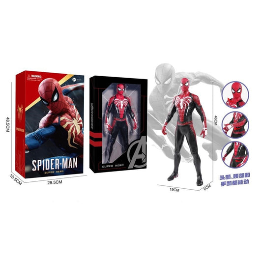 Giant 46CM Spider-Man Action Figure - Articulated Advanced Suit Toy