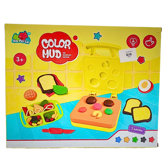 DIY Color Mud Breakfast Station - Pretend Play Kitchen Toy for Kids 3+