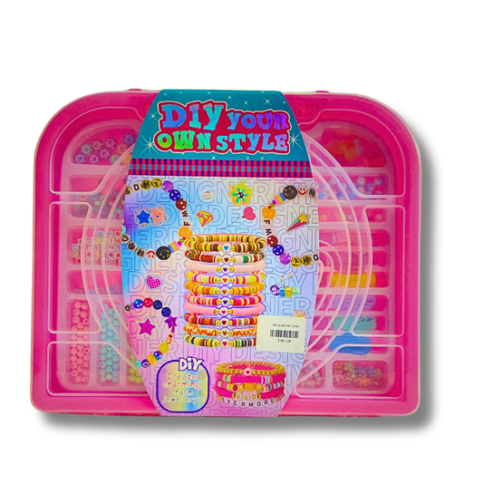 Charming Jewelry Maker - Portable Bead Organizer Case for Girls