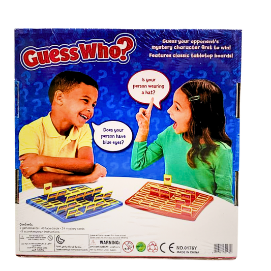 Guess Who? Tabletop Game with 2 Player Boards - Logic & Deduction Toy