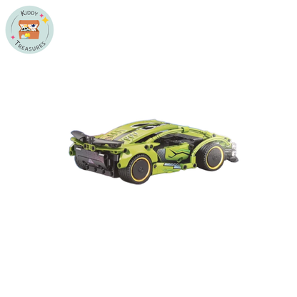 Speed Car Building Blocks Set with Remote Control (Ages 6+)
