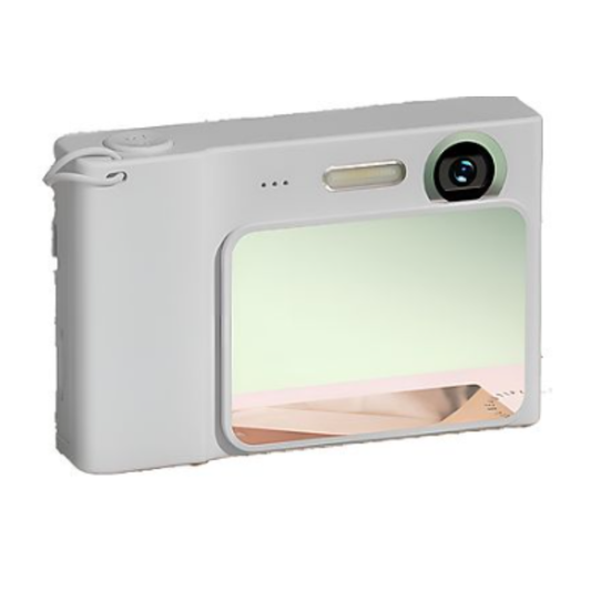 InsCrazy Digital Camera HD Double Front and Rear Digital Camera Support Video Recording Lightweight and Portable Large Capacity Battery Optical