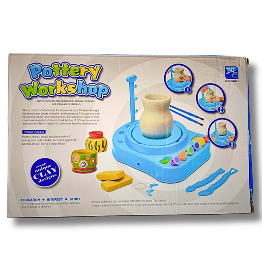 Kids Pottery Wheel Set - Complete Arts & Crafts Studio