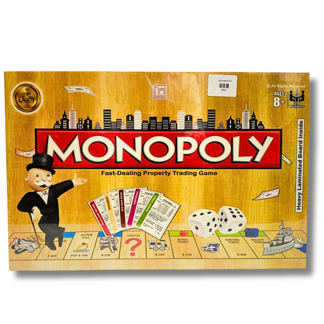 Original Monopoly Board Game - Premium Quality Family Strategy Game (Ages 8+)