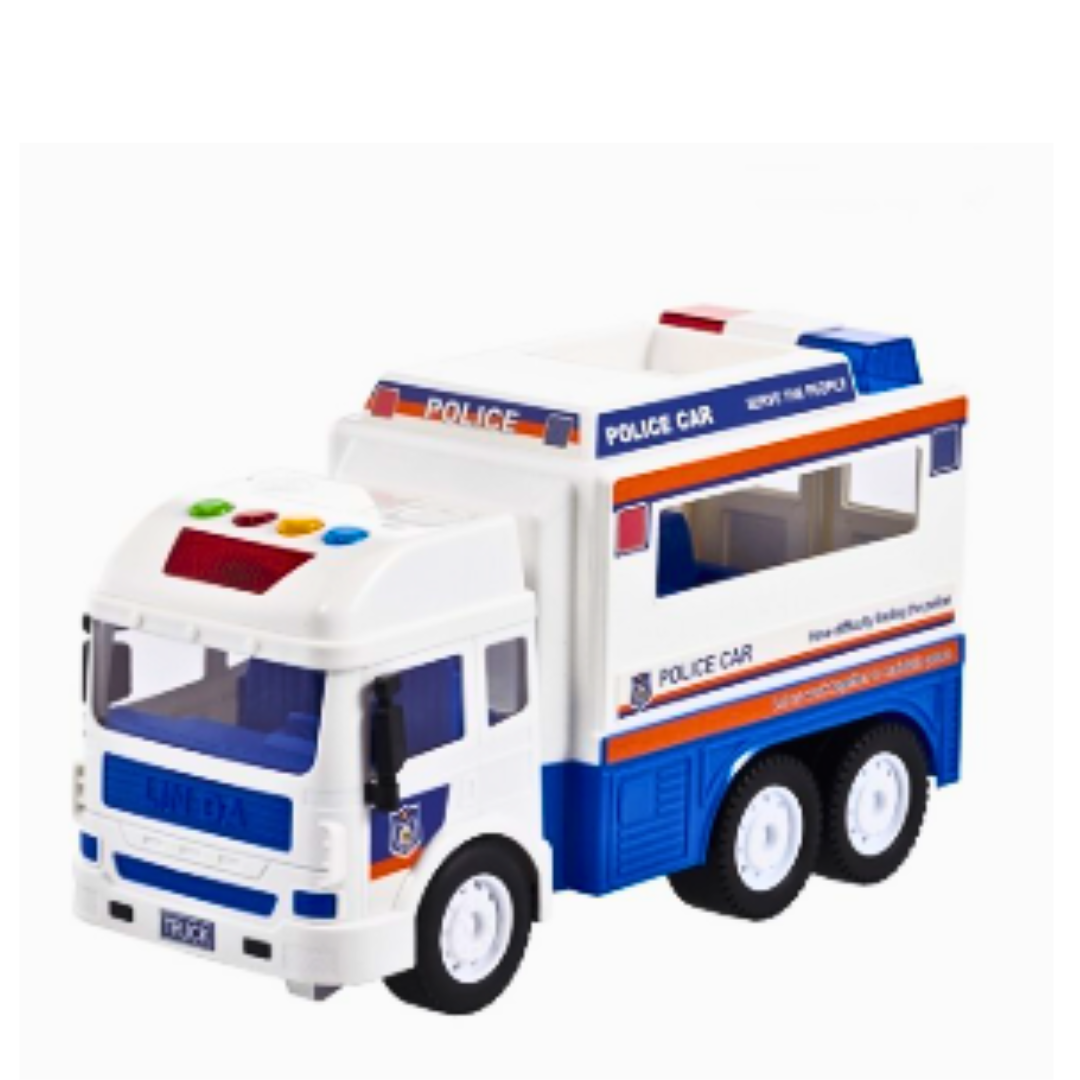 Large Police Car Truck With Sound And Lights 1:16 Scale