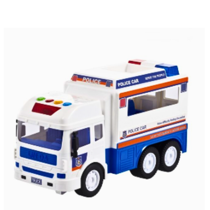 Large Police Car Truck With Sound And Lights 1:16 Scale