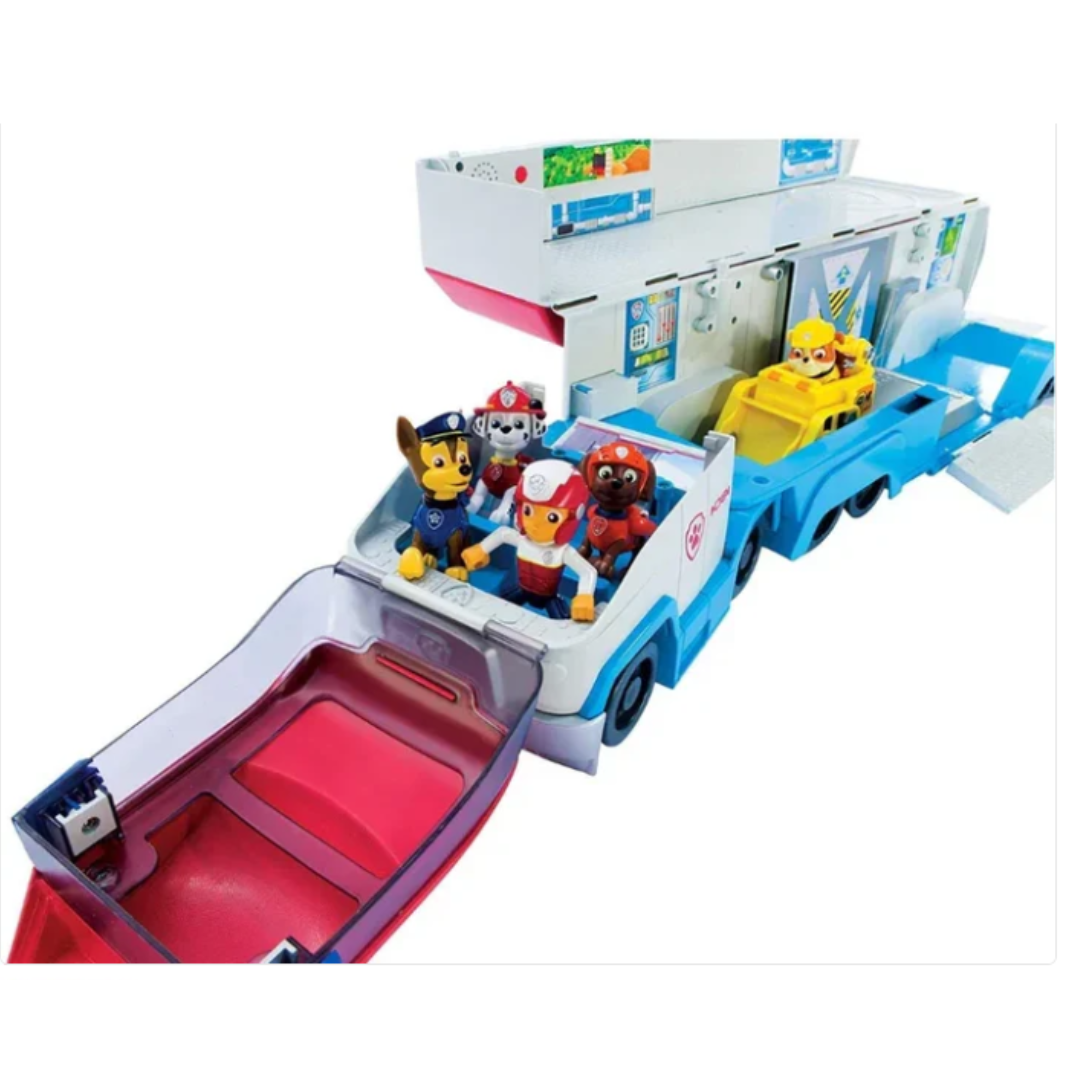 Kids Multi-Vehicle Rescue Mission Playset with Tower & Pup Characters