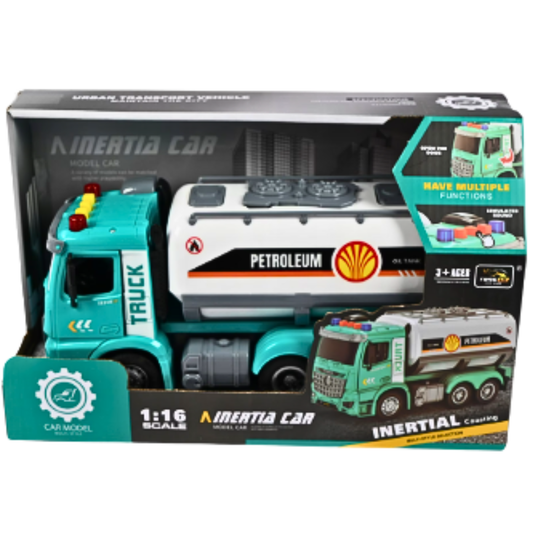 City Service Inertial Petroleum Tanker – 1:16 Scale Oil Transport Truck Toy