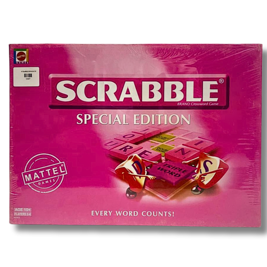 Scrabble Special Edition by Mattel - Every Word Counts Strategy Game