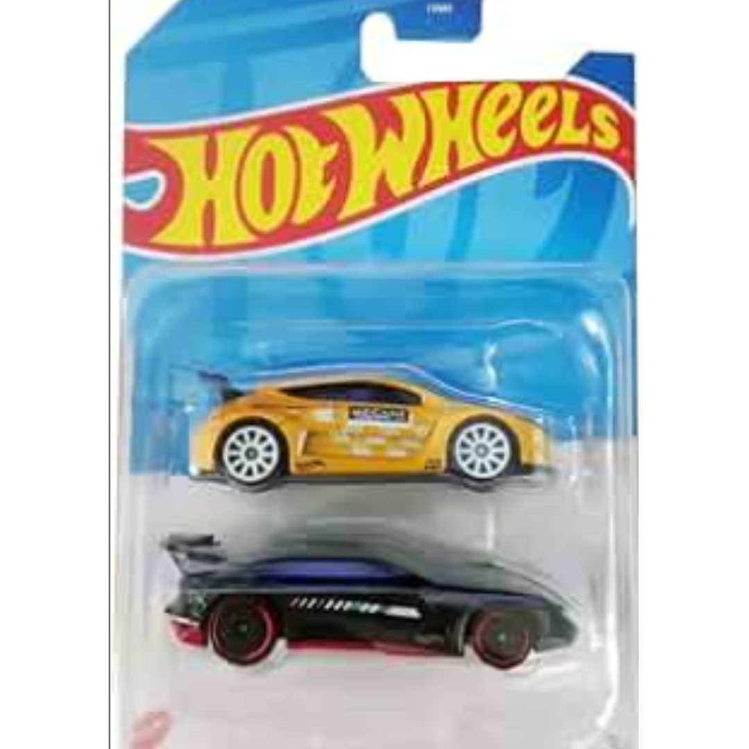 Hot Wheels 2-Pack Die-Cast Racing Cars Toy Set
