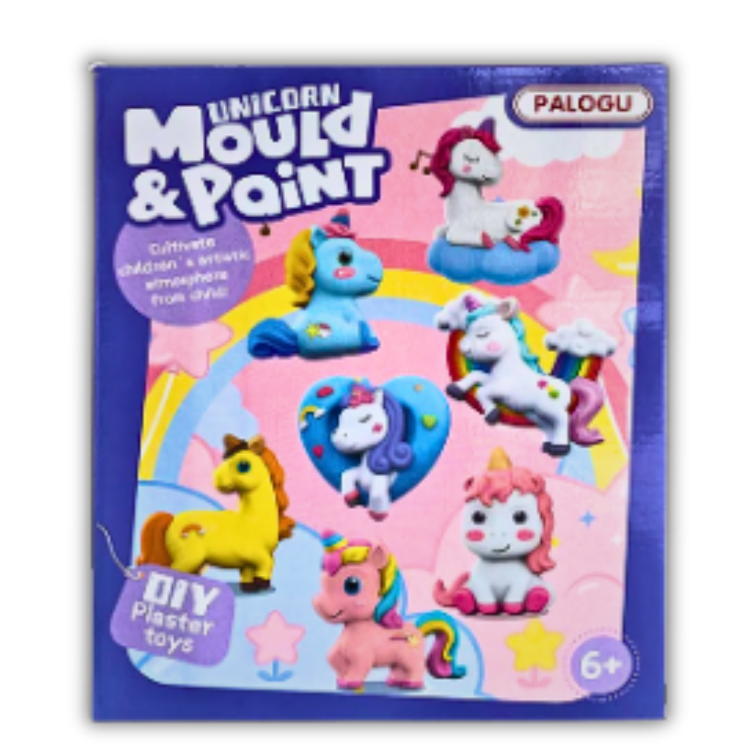 Unicorn Plaster Painting Kit - Creative DIY Craft Activity for Ages 6+
