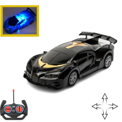 High-Speed Remote Control Hypercar Toy with Neon LED Body Lights