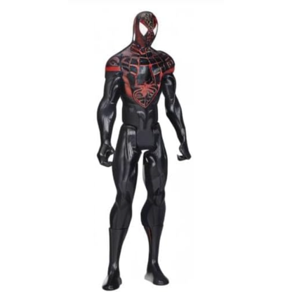 Across the Spider-Verse Miles Morales Titan Hero Series Action Figure - 12-Inch Collectible Toy for Kids & Fans