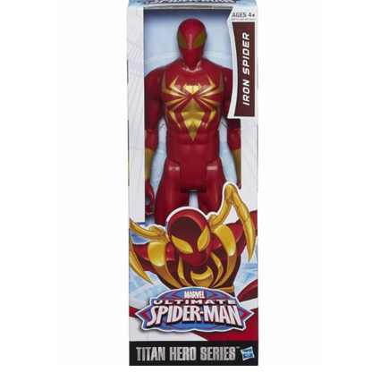 Marvel Ultimate Spider-Man Iron Spider Titan Hero Series 12-Inch Action Figure – Collectible Superhero Toy for Kids & Fans