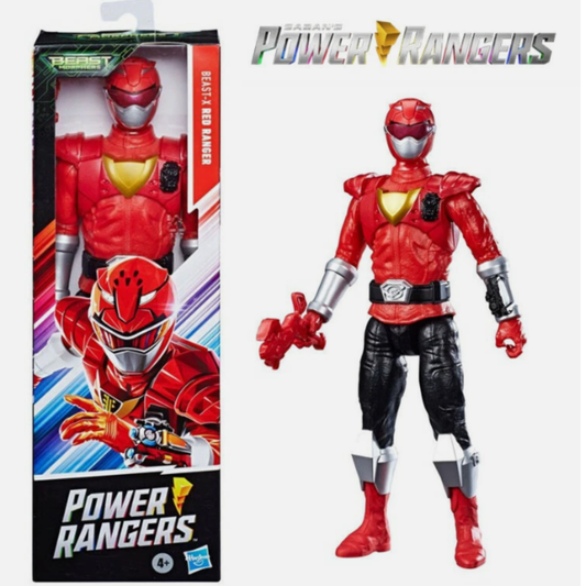 Power Rangers Beast Morphers Beast-X Red Ranger 12-Inch Action Figure – Collectible Superhero Toy with Accessory for Kids & Fans