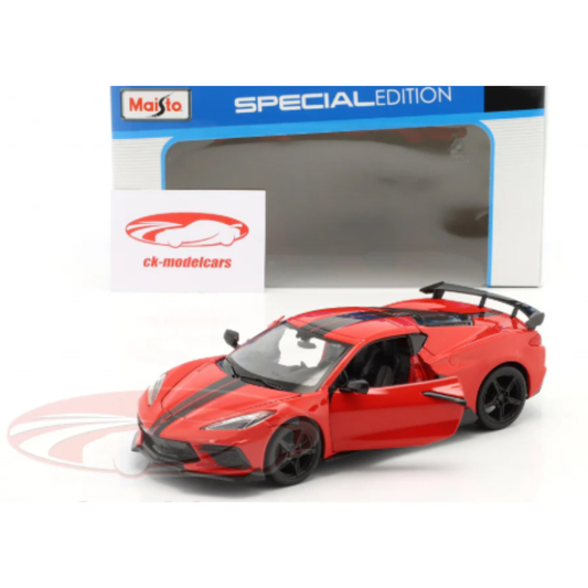 Maisto Special Edition 1:24 2020 Chevrolet Corvette Stingray Coupé – Premium Die-Cast Model