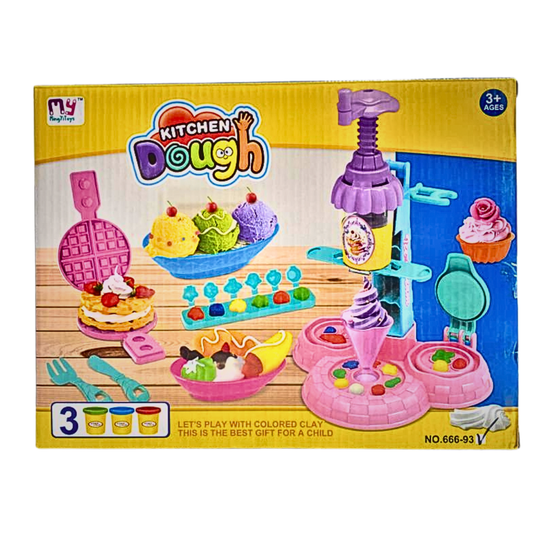 DIY Kitchen Dough Ice Cream Machine - 3-in-1 Dessert Station