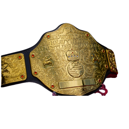 WWE Big Gold Belt Replica – World Heavyweight Championship Wrestling Toy Accessory