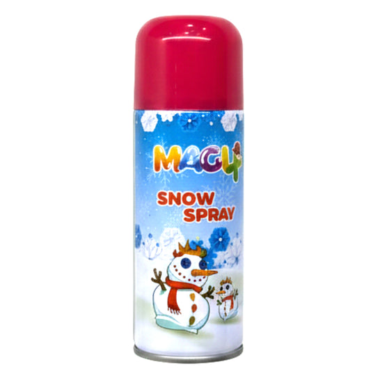 Magic Snow Spray - Instant Artificial Snow for Christmas Decor, Party Celebrations & Window Art (Aerosol Can, White)