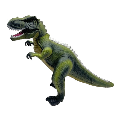 RC Walking T-Rex Dinosaur Toy with Realistic Roar, LED Lights, and Paw-Shaped Remote Control