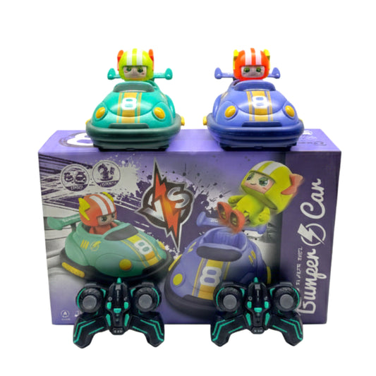 Remote Control Bumper Car Set - 2-Player Interactive Battle Racing Toys
