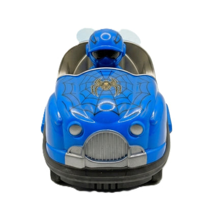 Remote Control Bumper Car Battle Set – 2-Player Interactive RC Bumper Cars with Ejecting Drivers & Sound Effects – Spider-Theme Fighting Cars for Kids Ages 3+ (Red & Blue Set)