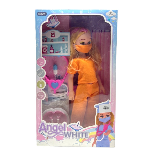 Angel in White - Healthcare Hero Doll Playset with Medical Accessories