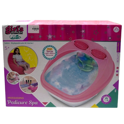 Girl's Creator Massaging Pedicure Spa - Salon Style Foot Spa with Waterfall & Light Effects