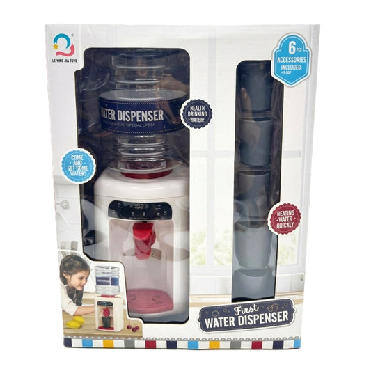 Mini Water Dispenser Toy for Kids - Realistic Kitchen Playset with 5 Cups