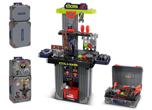 Kids Tool Set Play Workshop | Cool Tools Pretend Play Kit with Accessories