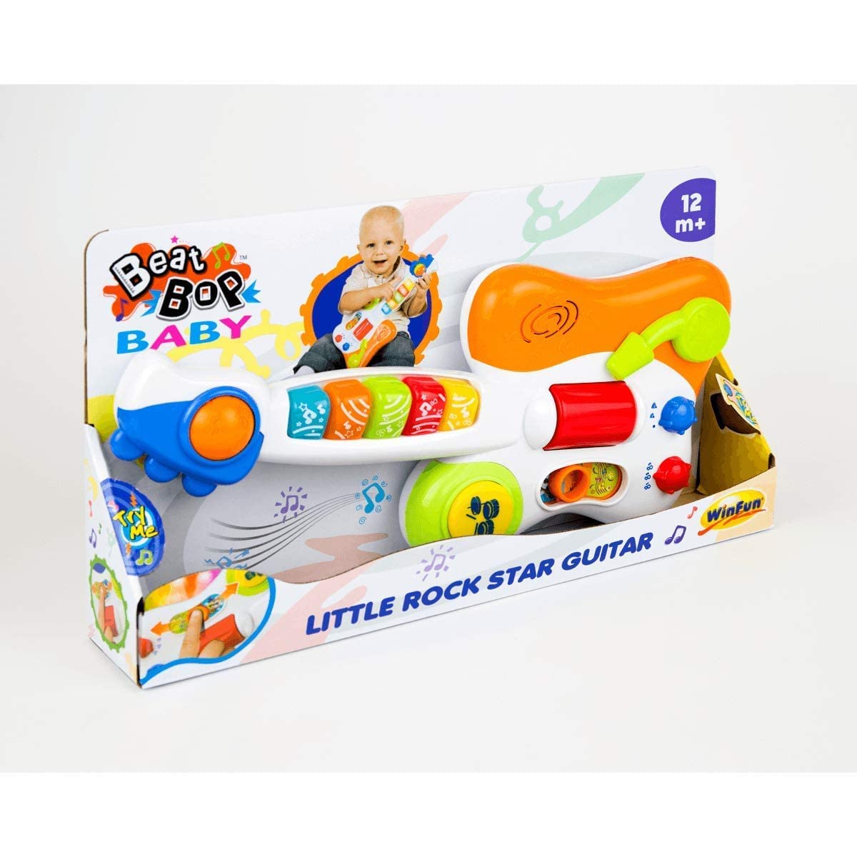 WinFun Little Rock Star Guitar | Musical Toy | 3 Play Modes | 12M+