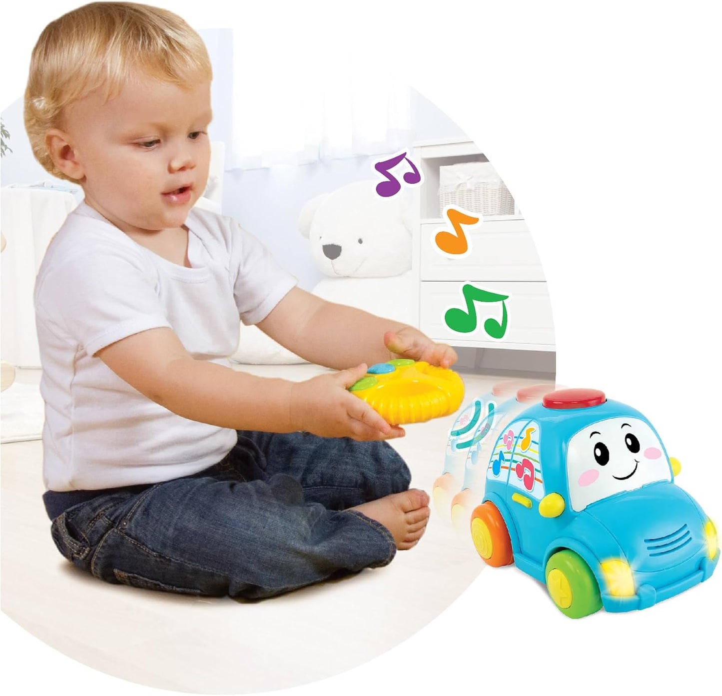 WinFun R/C Light 'N Sounds Car & Train | Remote Control Toys | 12M+