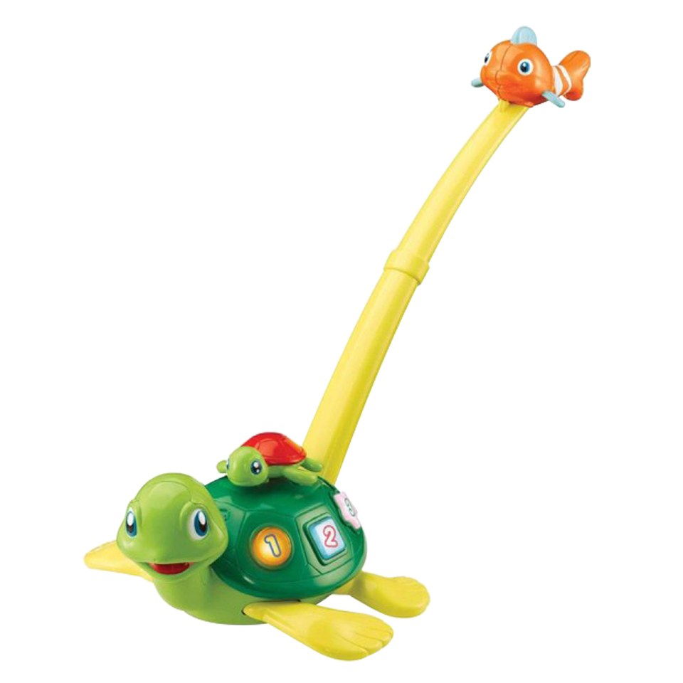 WinFun Push Around Turtles | Walker Toy | Lights, Sounds & Numbers | 12M+