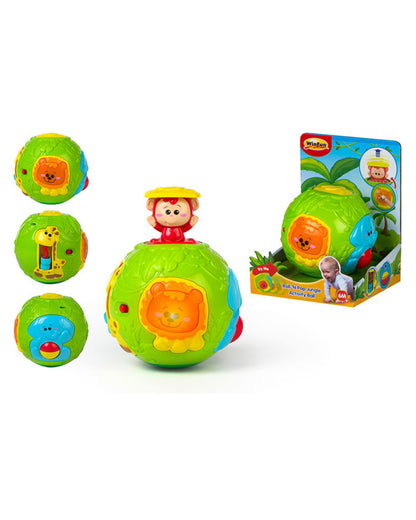 WinFun Jungle Activity Ball | Roll 'N Pop | Sounds & Lights | 6M+