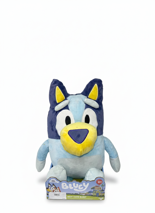 Bluey "Best Mate" 18-Inch Large Plush Toy – Soft & Cuddly Blue Heeler Stuffed Animal