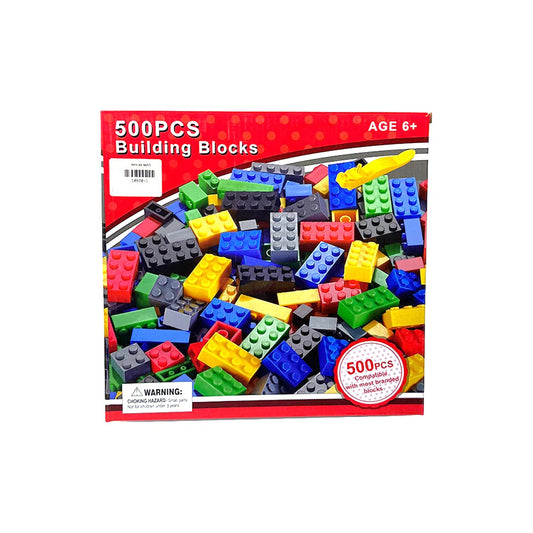 500-Piece Classic Building Blocks Set – Compatible with All Major Brands – Creative STEM Toy for Ages 6+