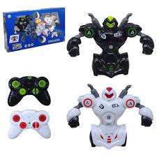 RC Fighting Robots Set | 2-Player Turbo Gears Battle Arena Toy