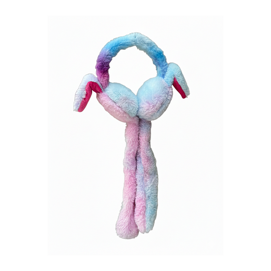 Magic Bunny Ears: Soft Plush Moving Earmuffs with "Chu Chu" Sound – Fun Winter Gear for Kids & Adults