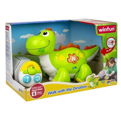 WinFun Walk With Me Dinaboo | RC Dinosaur Toy | Sounds & Melodies | 18M+