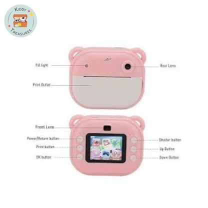 Kids Piggy Design Toy Camera with Carry Pouch (Ages 3+) - Kiddy Treasures