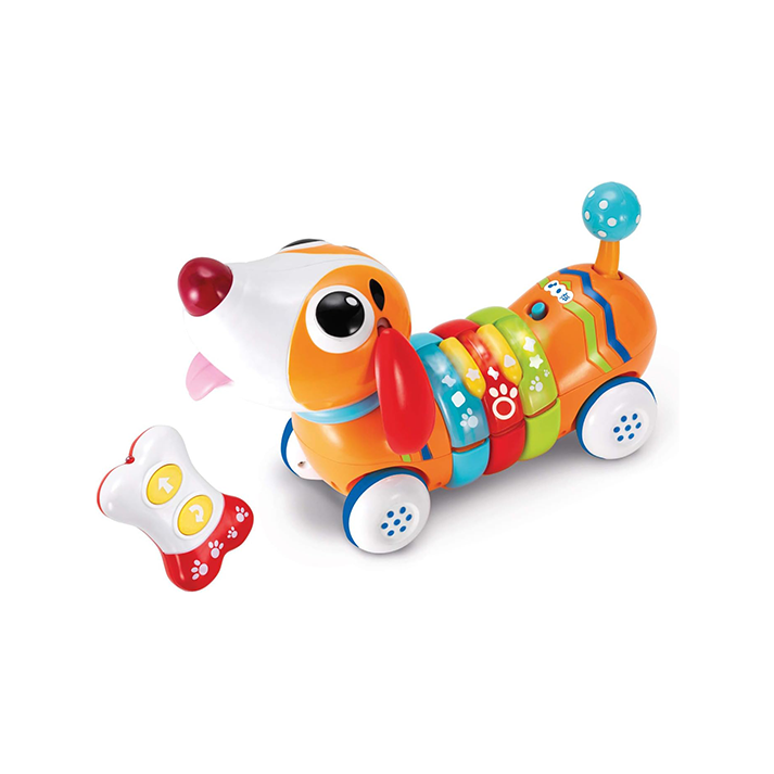 WinFun R/C Rainbow Pup | Remote Control Dog Toy | Lights & Sounds | 18M+