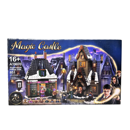 Magic Castle Hogsmeade Village Visit Building Set (851 Pieces) – Honeydukes & The Three Broomsticks Wizarding Construction Toy