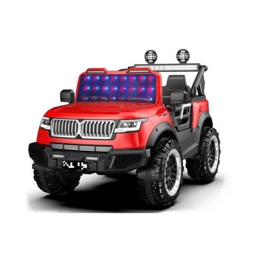 Red Off-Road Jeep Style Ride-On Car