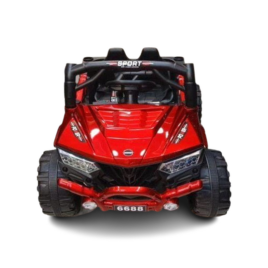Red Kids Electric Jeep - 2B/2M Painted Ride-On