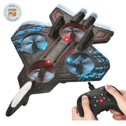 S1 Fighter Remote Control Drone with LED Lights (Ages 4+) - Kiddy Treasures